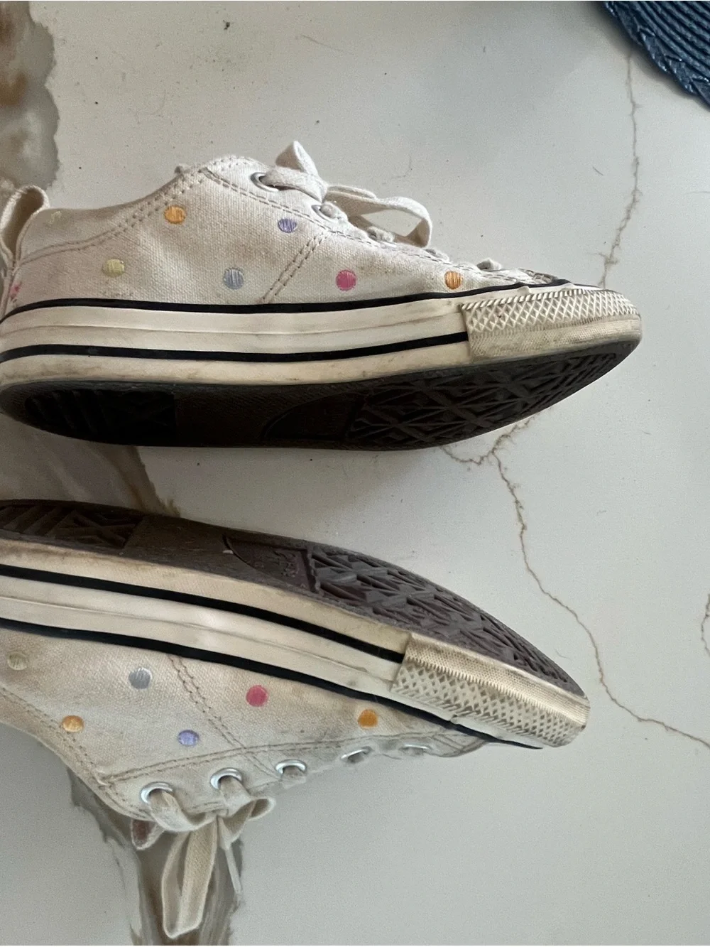 Converse Kids Neutral Beige Low Top Sneakers